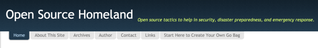 Open Source Homeland category header image