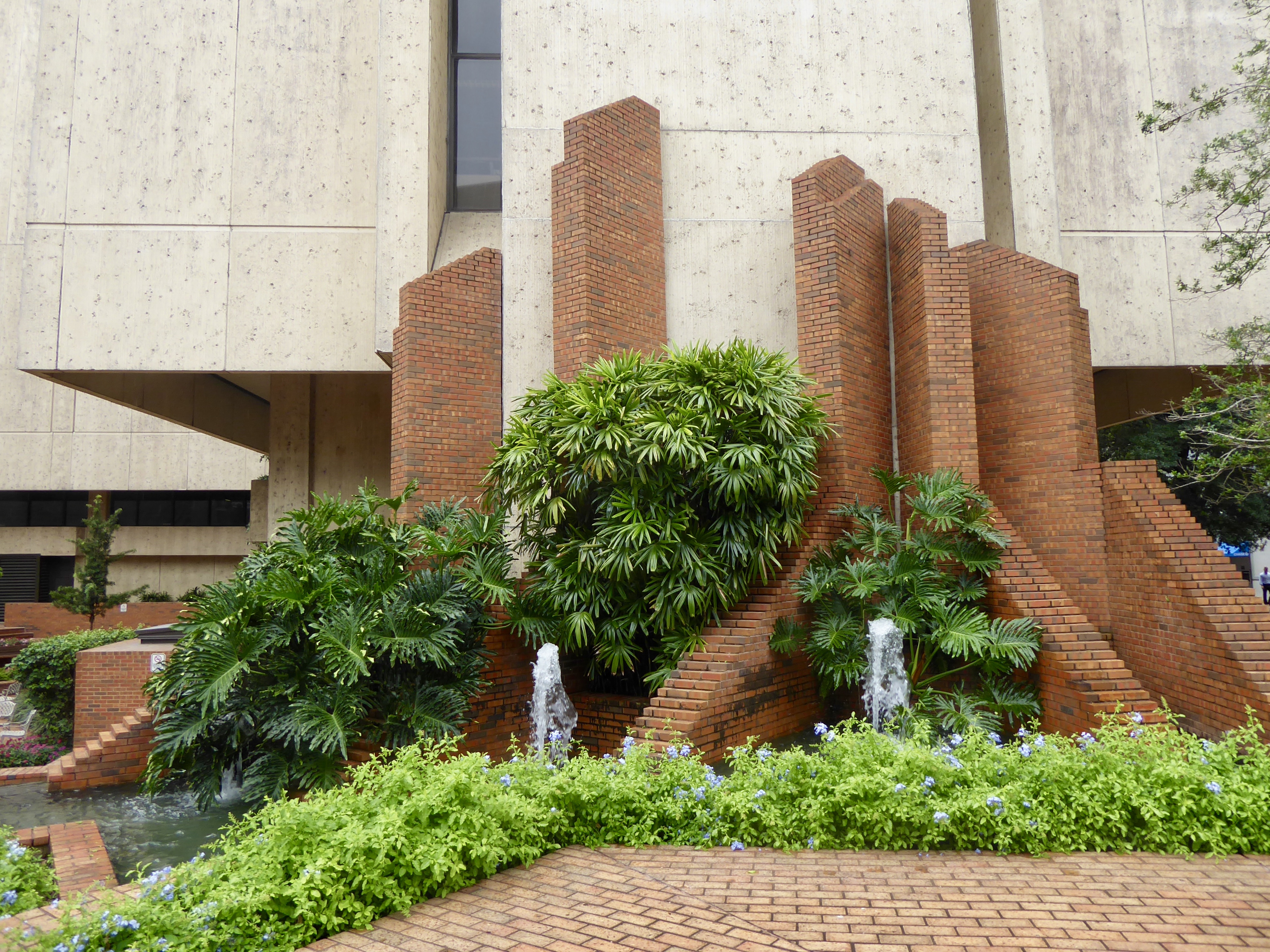 The Tampa Municipal Office Building and its Adjacent Brick Courtyard are Brutalist Masterpieces