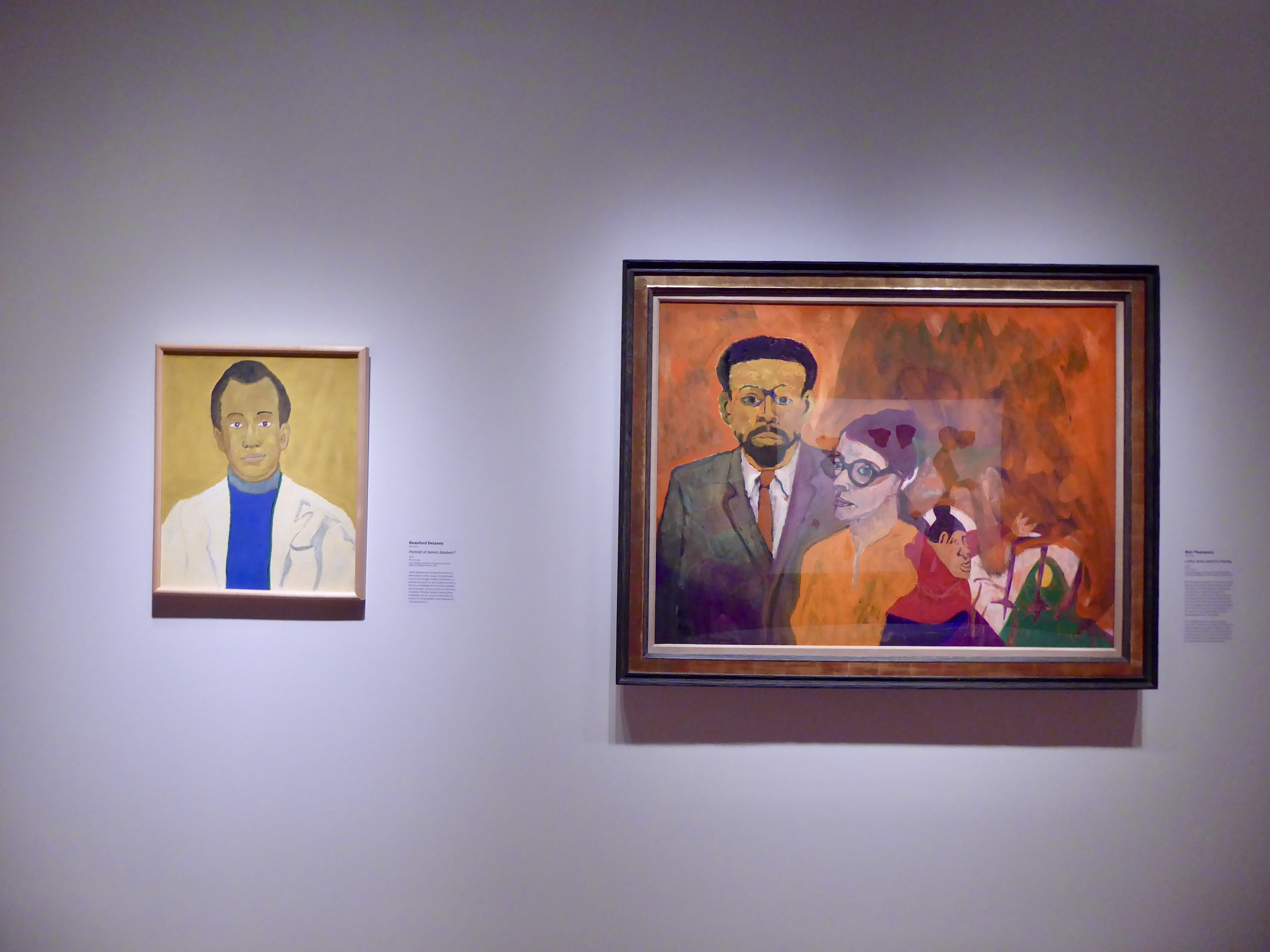 Art Reaction: Leroi Jones and His Family, Bob Thompson, 1964