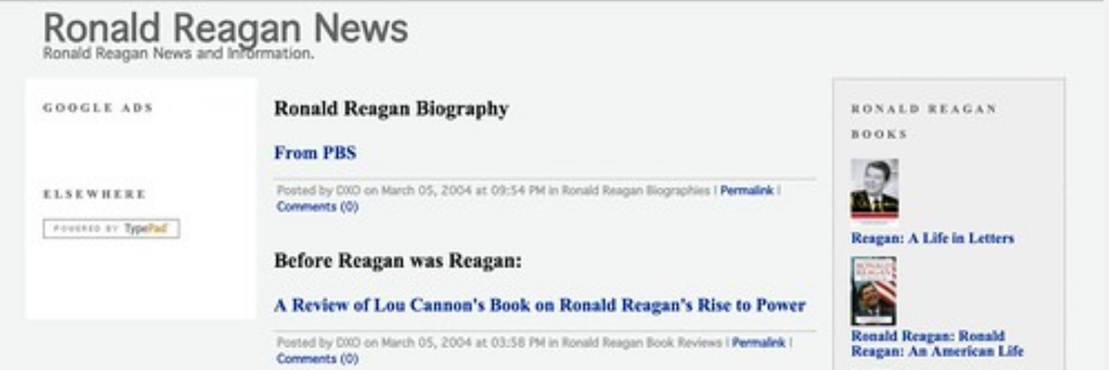 Ronald Reagan News