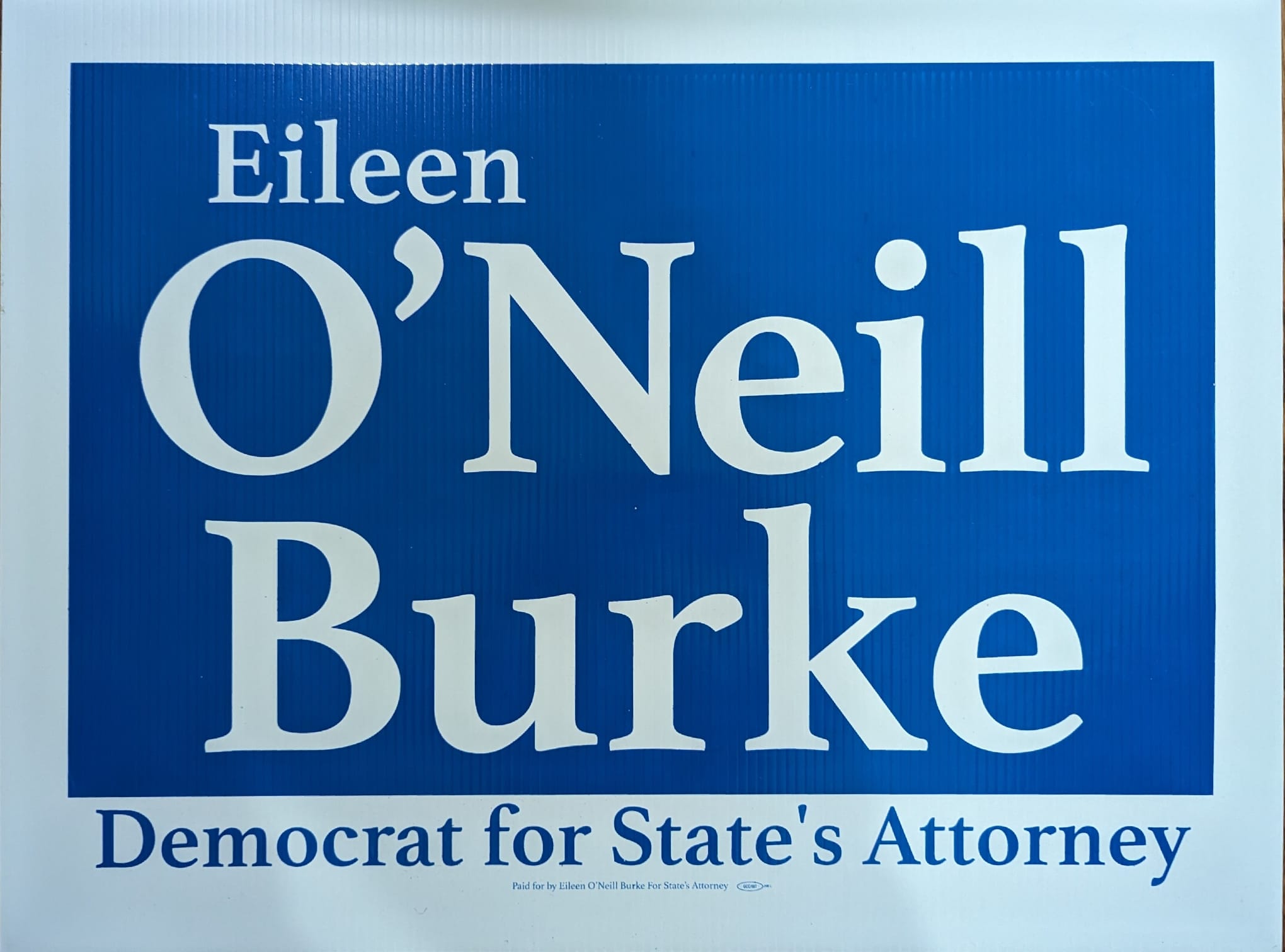 Eileen O’Neill Burke for State’s Attorney